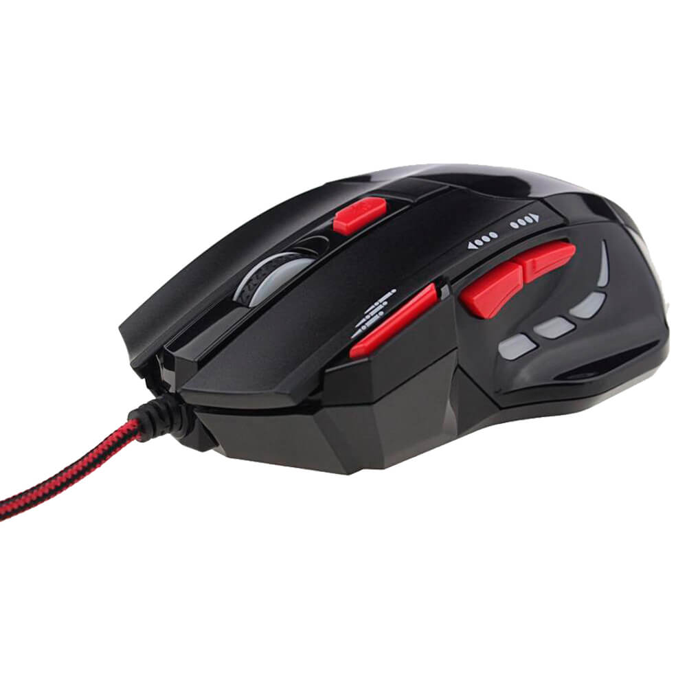 Mouse Gamer G-Fire  Mog015Eglb 7 Botões Com  Dpi Ajustável