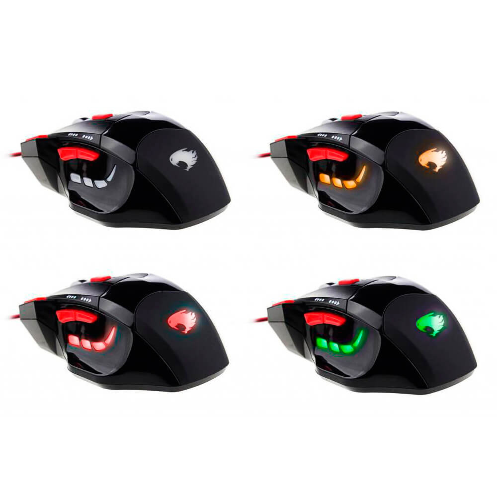 Mouse Gamer G-Fire  Mog015Eglb 7 Botões Com  Dpi Ajustável