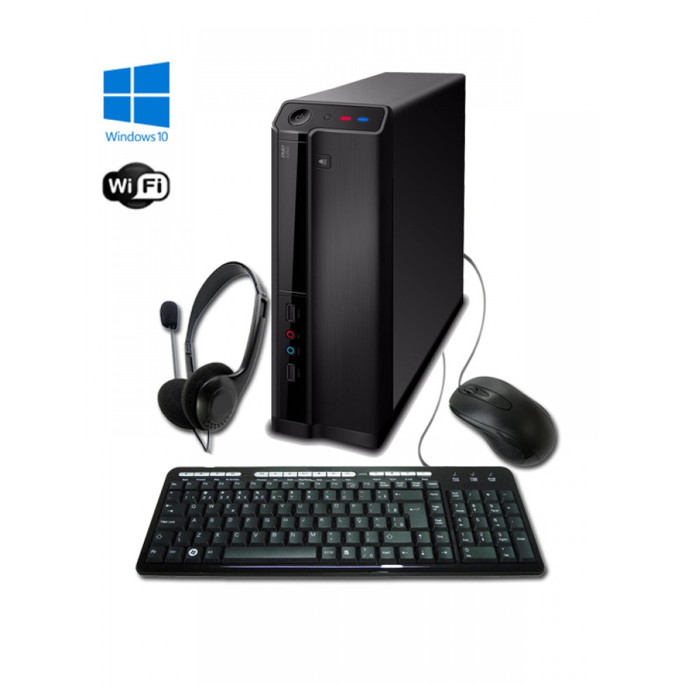 Pc G-Fire Intel Htdw-96 G4560 4Gb (Hd610 Integrada)500Gb Wifi Windows 10